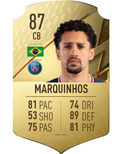 Marquinhos is de snelste verdediger van FIFA 22