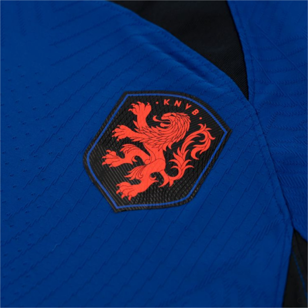 Embleem van het nieuwe uitshirt Nederlands elftal